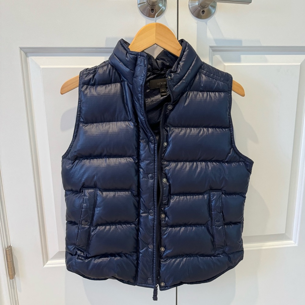 J. Crew / Puffer Vest / Navy / Size S
